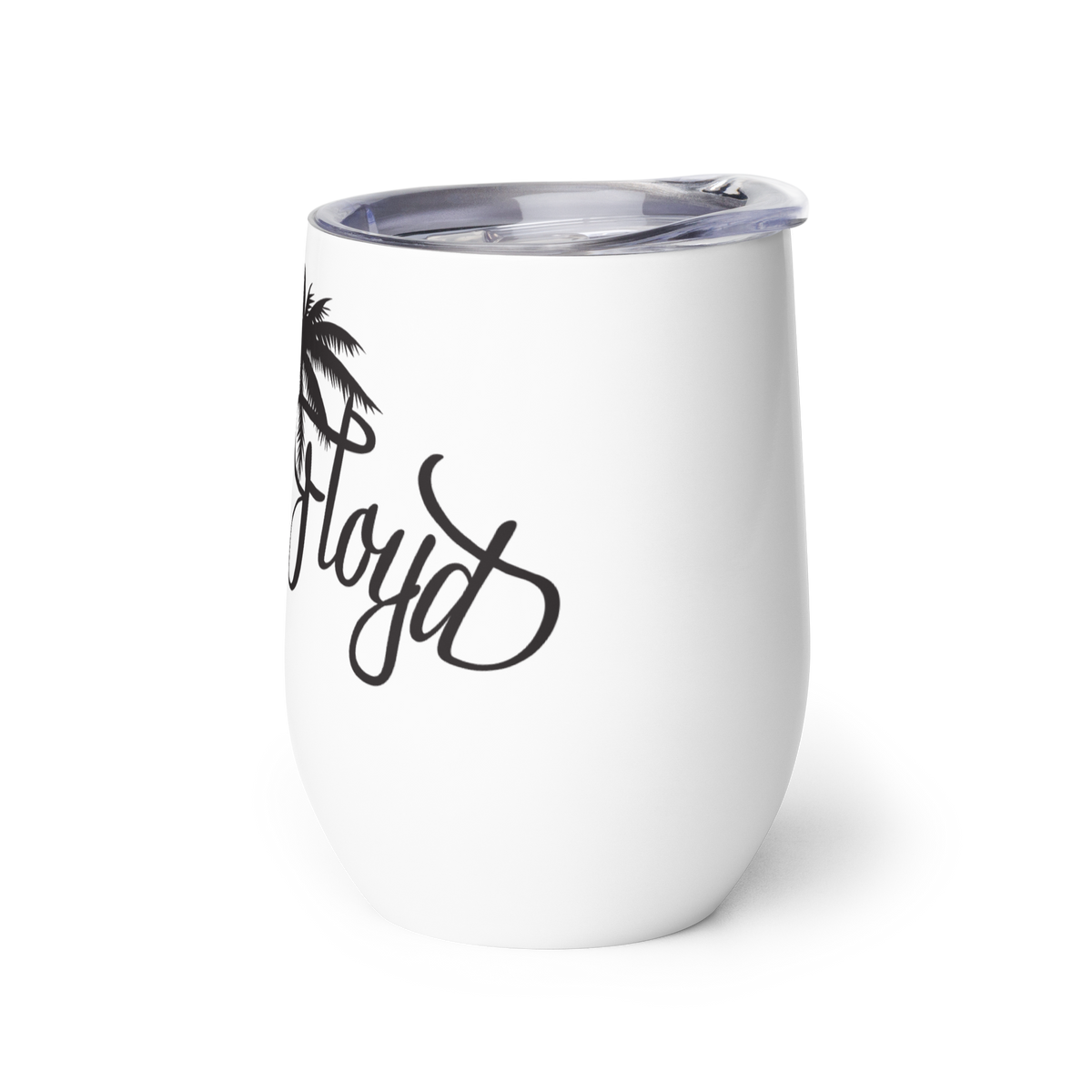 KF Black Palm Logo Wine tumbler