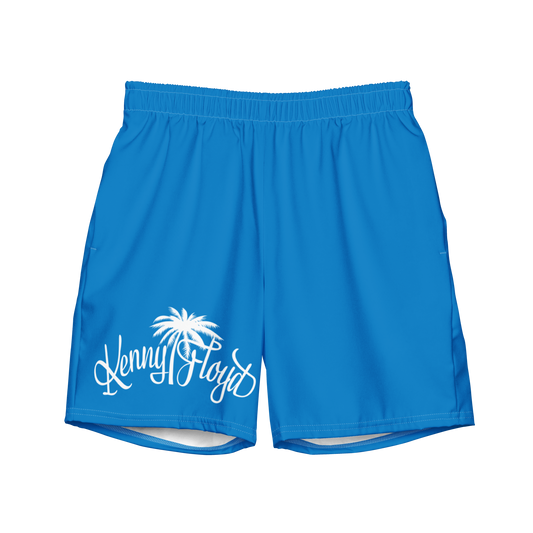 Men's swim trunks with KF Palm Logo