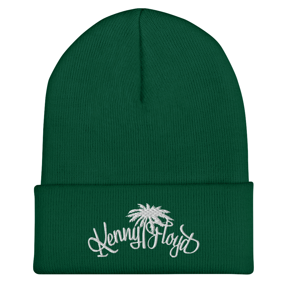 Spruce Cuffed Beanie with KF Palm Logo