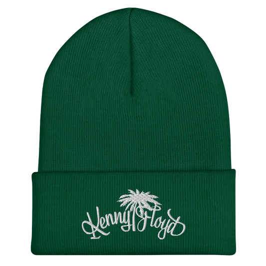 Spruce Cuffed Beanie with KF Palm Logo