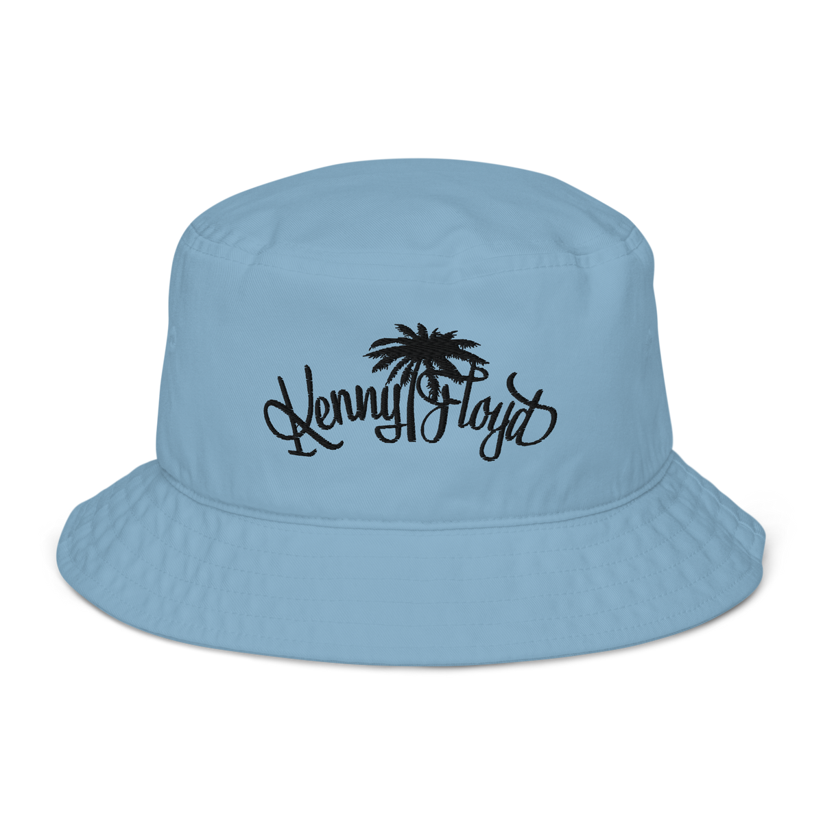 Organic bucket hat with KF Palm Logo