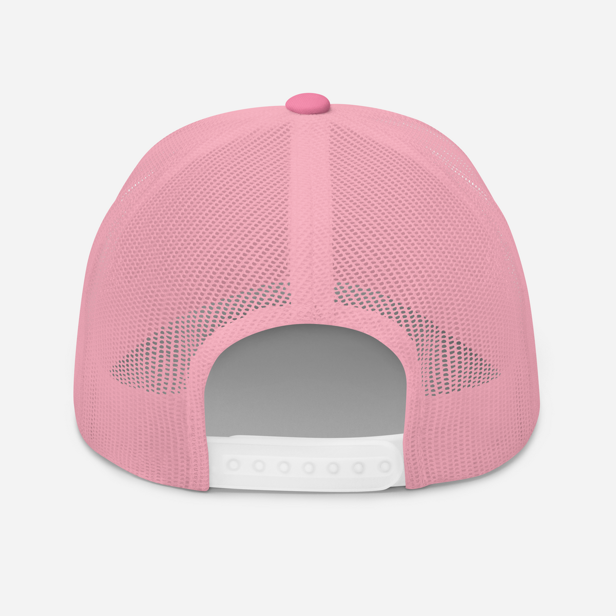 Pink Trucker Cap with White KF Palm Logo