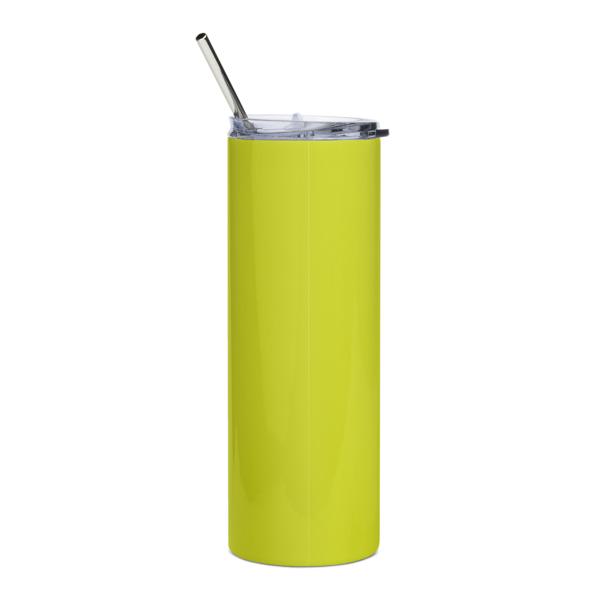 Yellow Stainless steel tumbler with KF Palm Logo