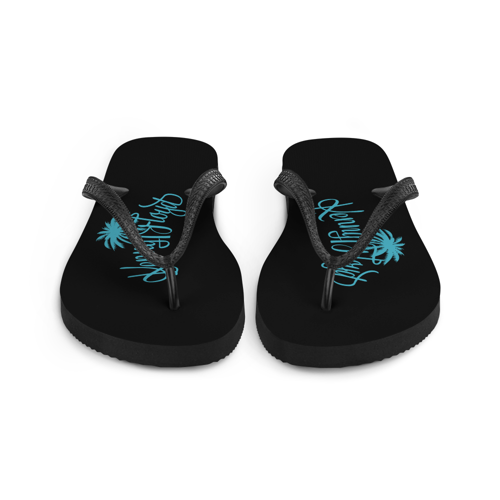 Flip-Flops with KF Palm Logo