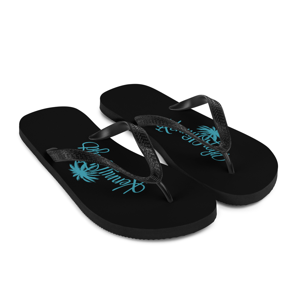 Flip-Flops with KF Palm Logo