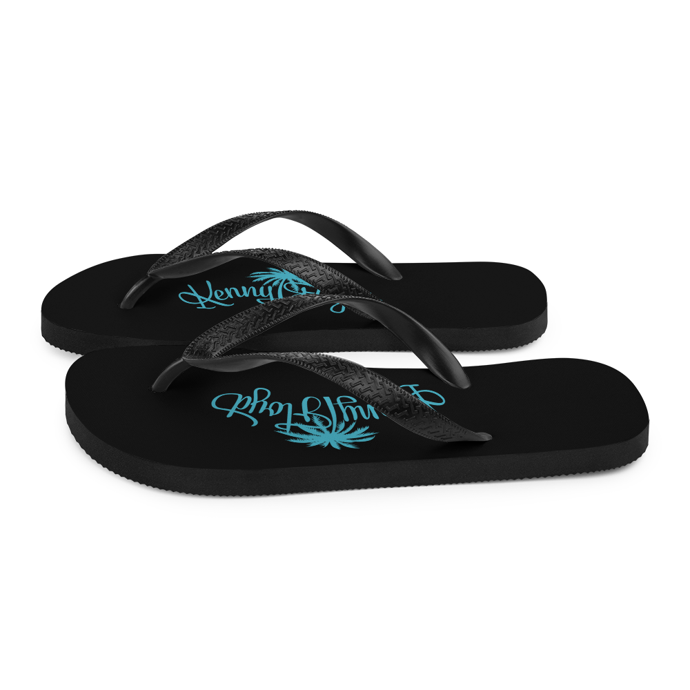 Flip-Flops with KF Palm Logo