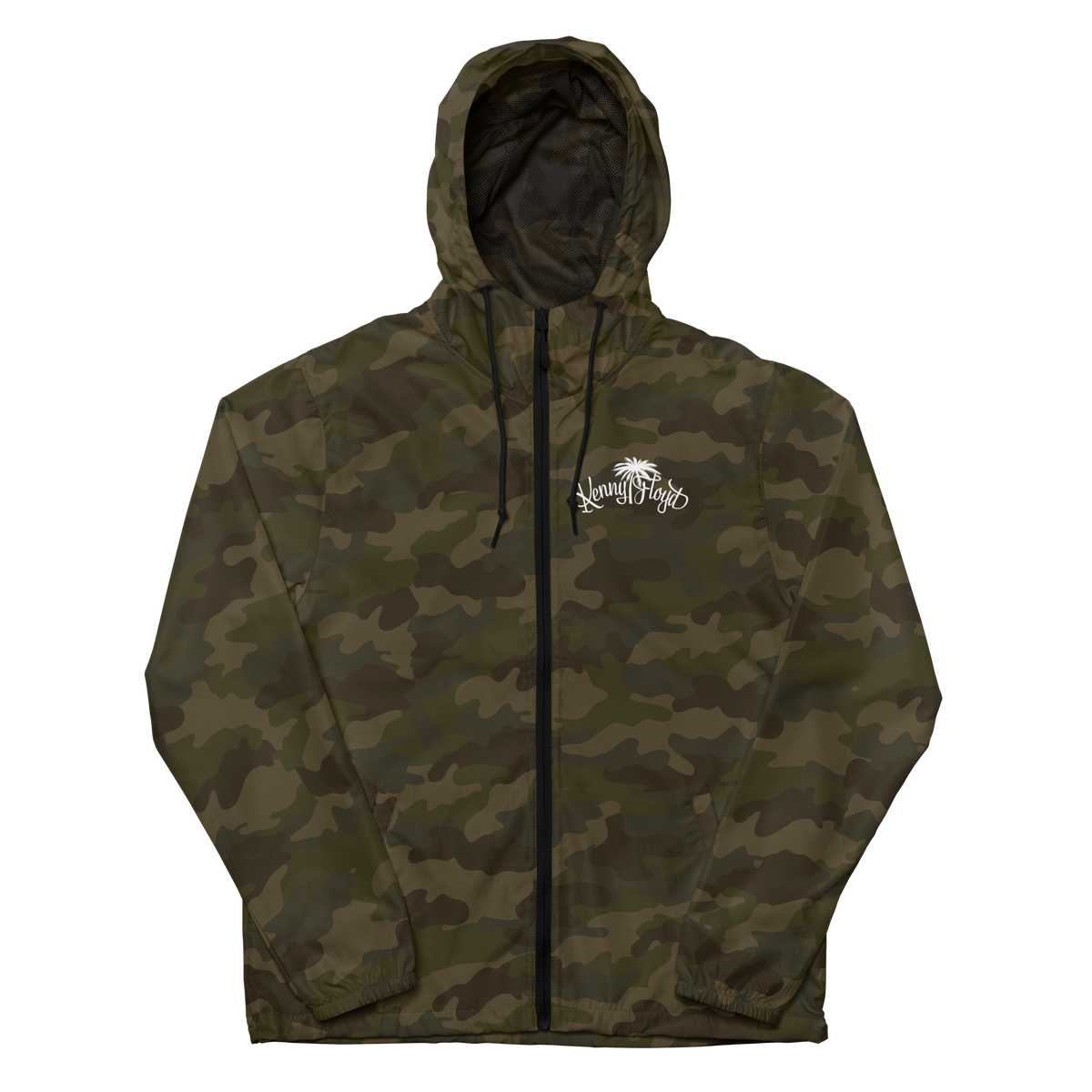 KF Palm Logo-Unisex lightweight zip up windbreaker