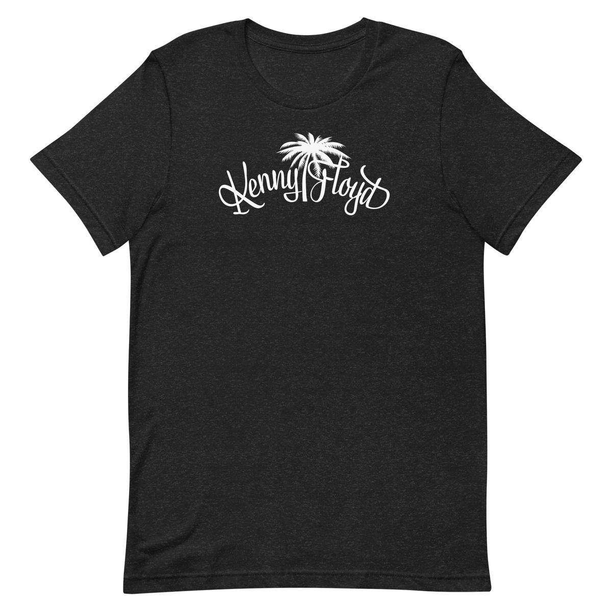 Unisex Short Sleeve T-shirt with White KF Palm Logo