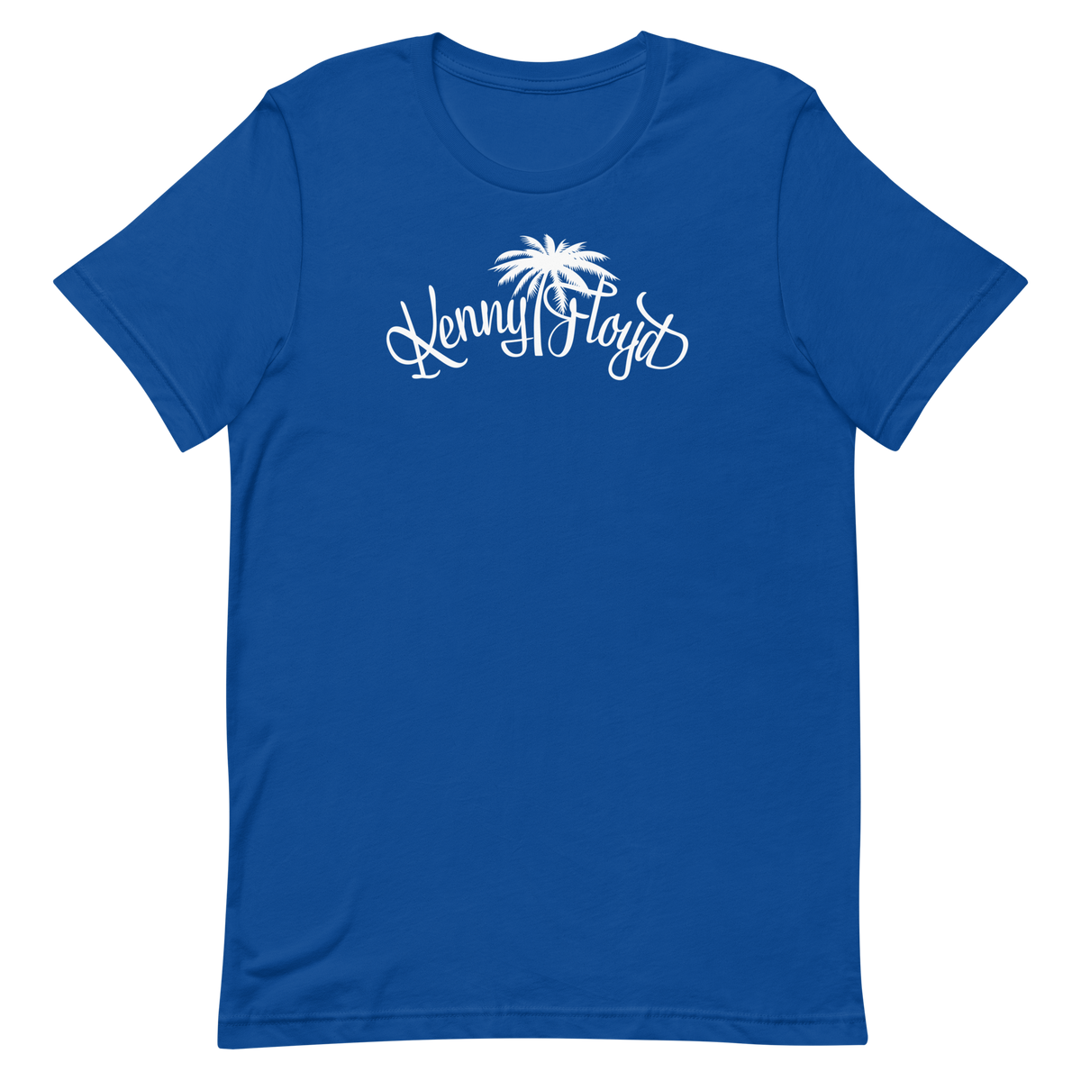 Unisex Short Sleeve T-shirt with White KF Palm Logo