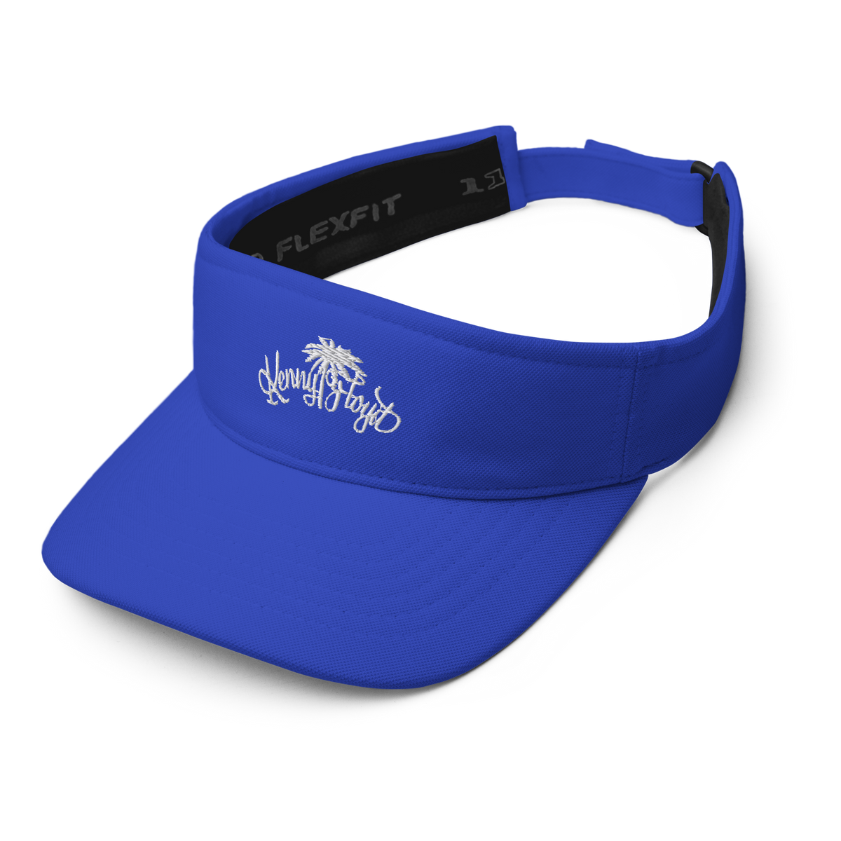 Visor with White KF Palm Logo