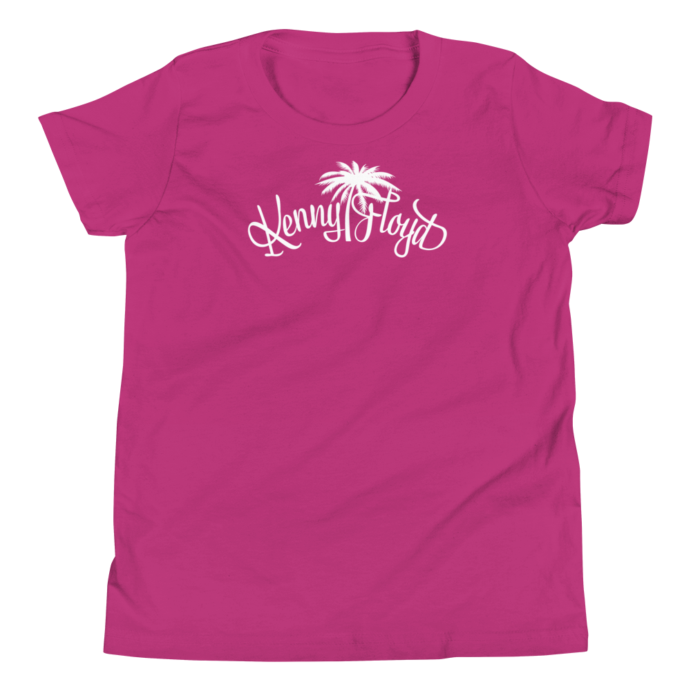 Youth Size Short Sleeve T-Shirt with KF Palm Logo