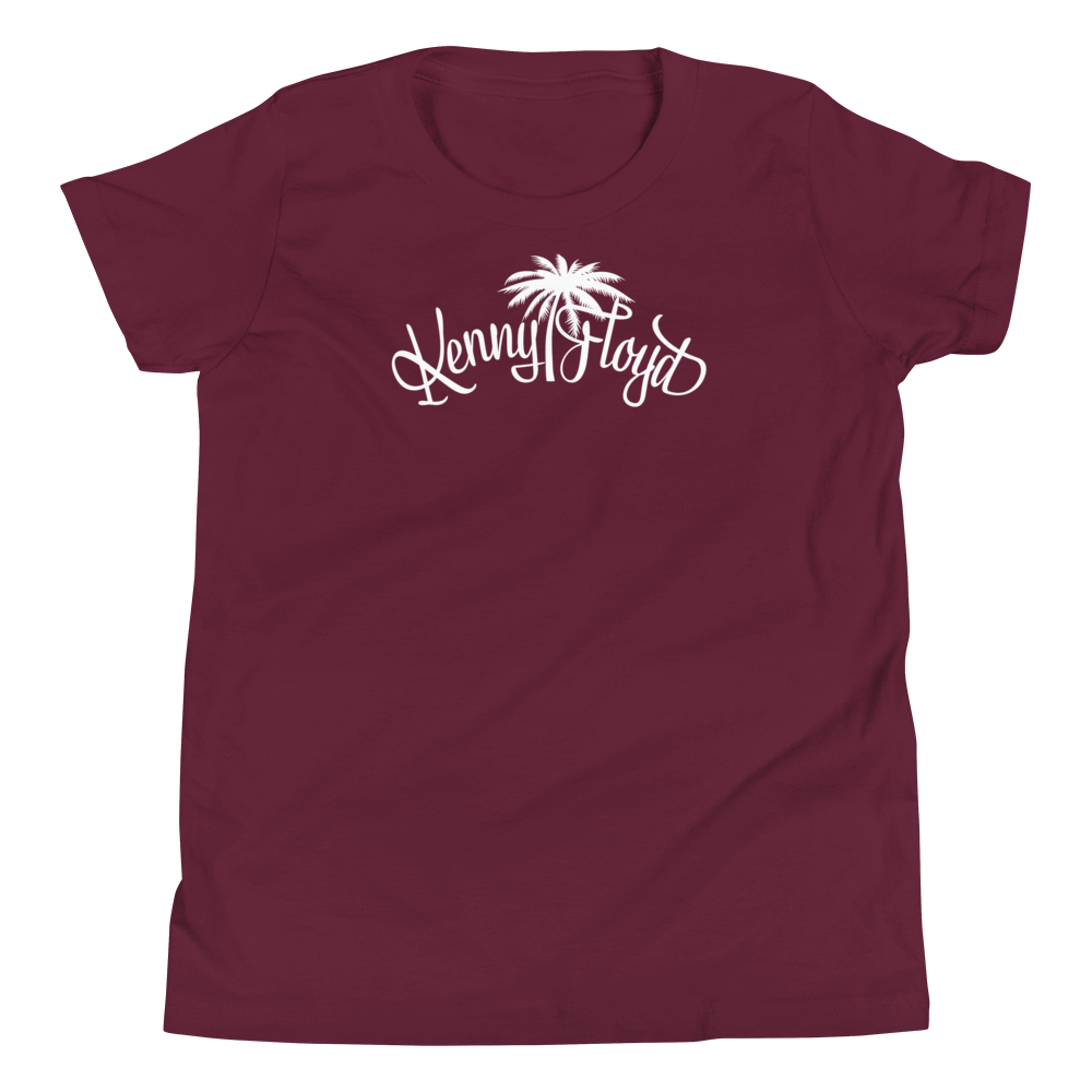 Youth Size Short Sleeve T-Shirt with KF Palm Logo