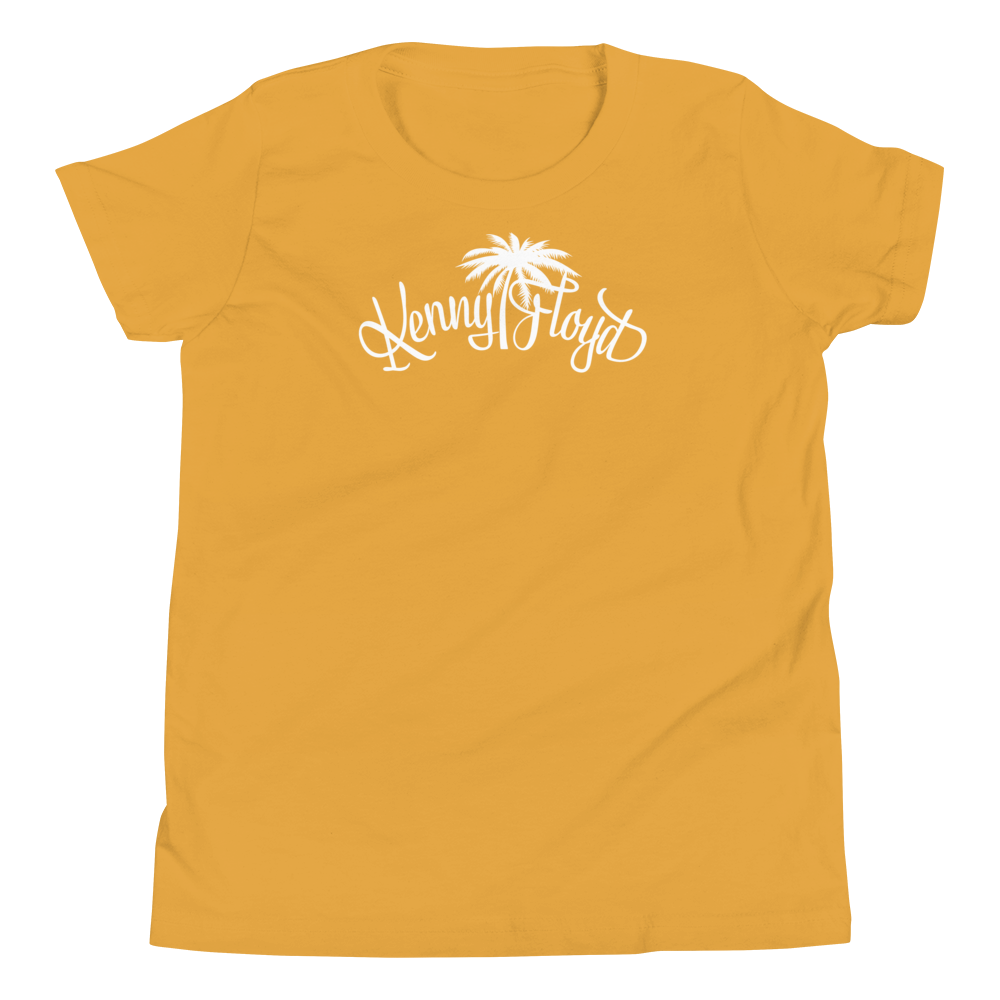Youth Size Short Sleeve T-Shirt with KF Palm Logo