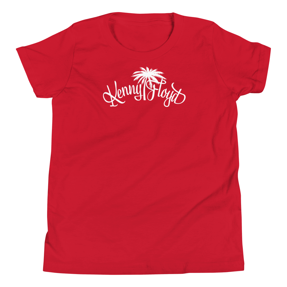 Youth Size Short Sleeve T-Shirt with KF Palm Logo